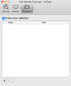 Enable folder redirection