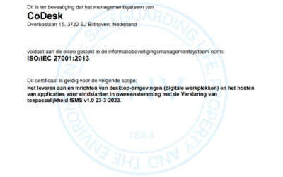 ISO27001 weer verlengd